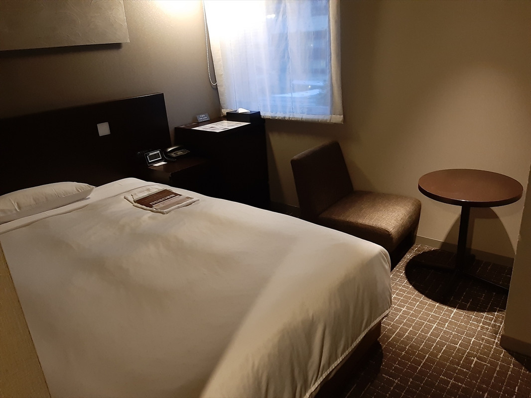 客室はごく普通の造り。清潔だったのはよかったです。