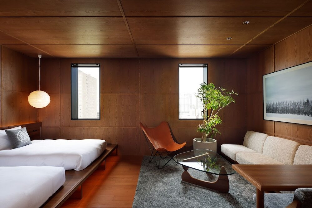 ウッド調の空間で非日常ステイ♪焚き火を囲んで過ごすルーフトップも♡4001444