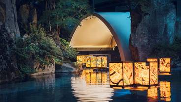 夜の露天風呂 / 2