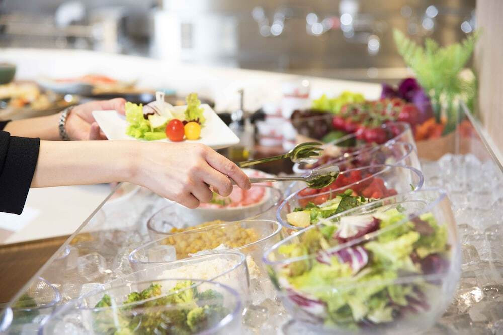 朝食ビュッフェ