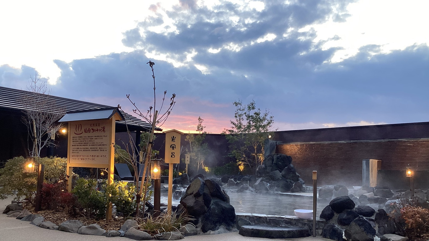 大浴場の洗い場