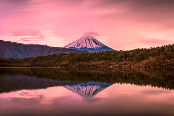 Mount Fuji seen from the top of Mt.