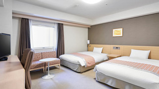 デラックス ツインルーム 禁煙 (30 sqm) [広島駅より電車で20分]