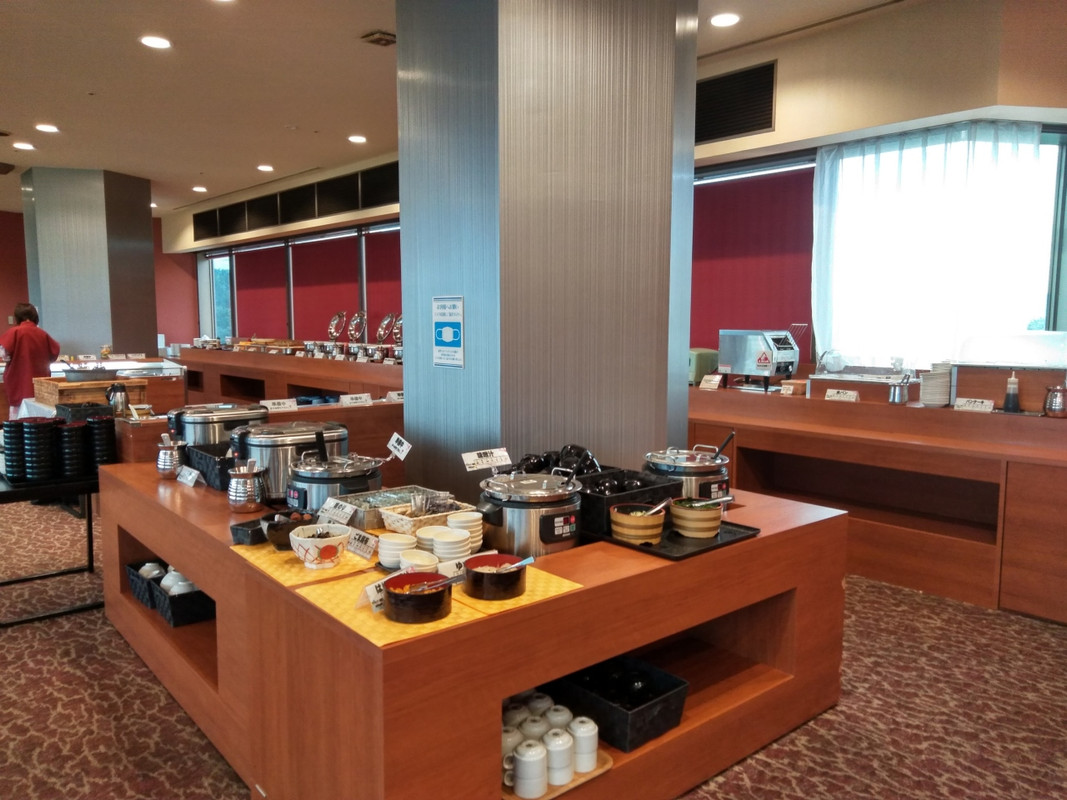 朝食バイキングのお料理コーナーです。