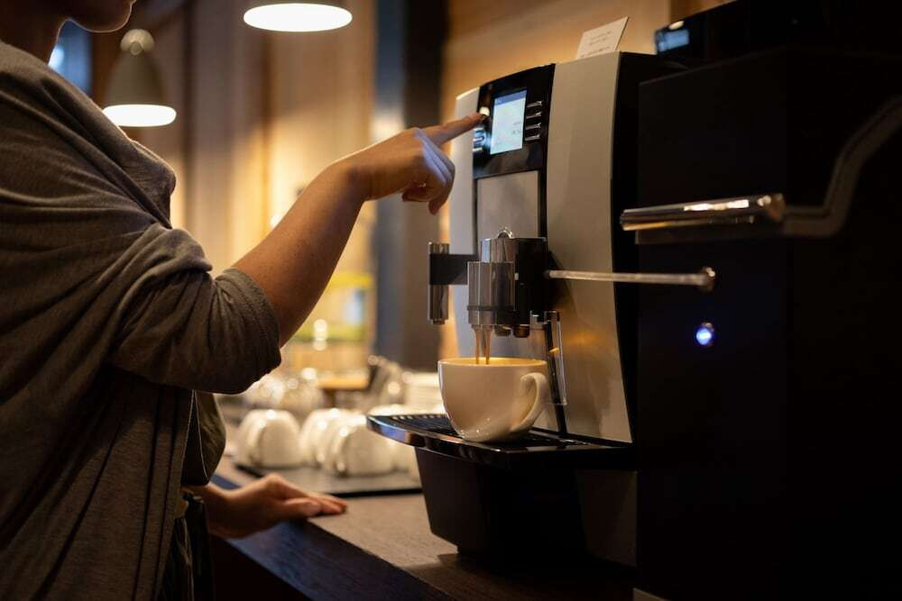 ラウンジのコーヒー