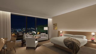 ルーム キングベッド 1 台 バルコニー シティビュー