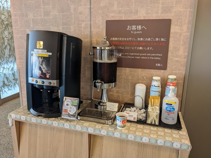 コーヒーのサービス