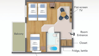 リファインツイン·トリプル (禁煙)