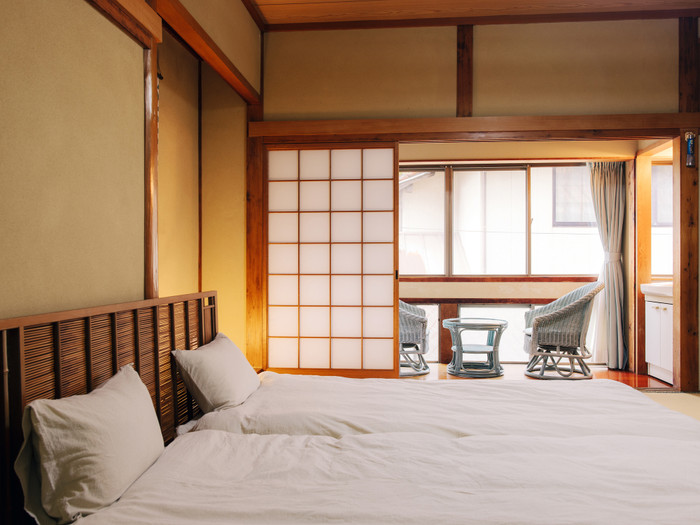 「俵山まちごと旅館 泉や」は1日1部屋限定なので特別感たっぷり