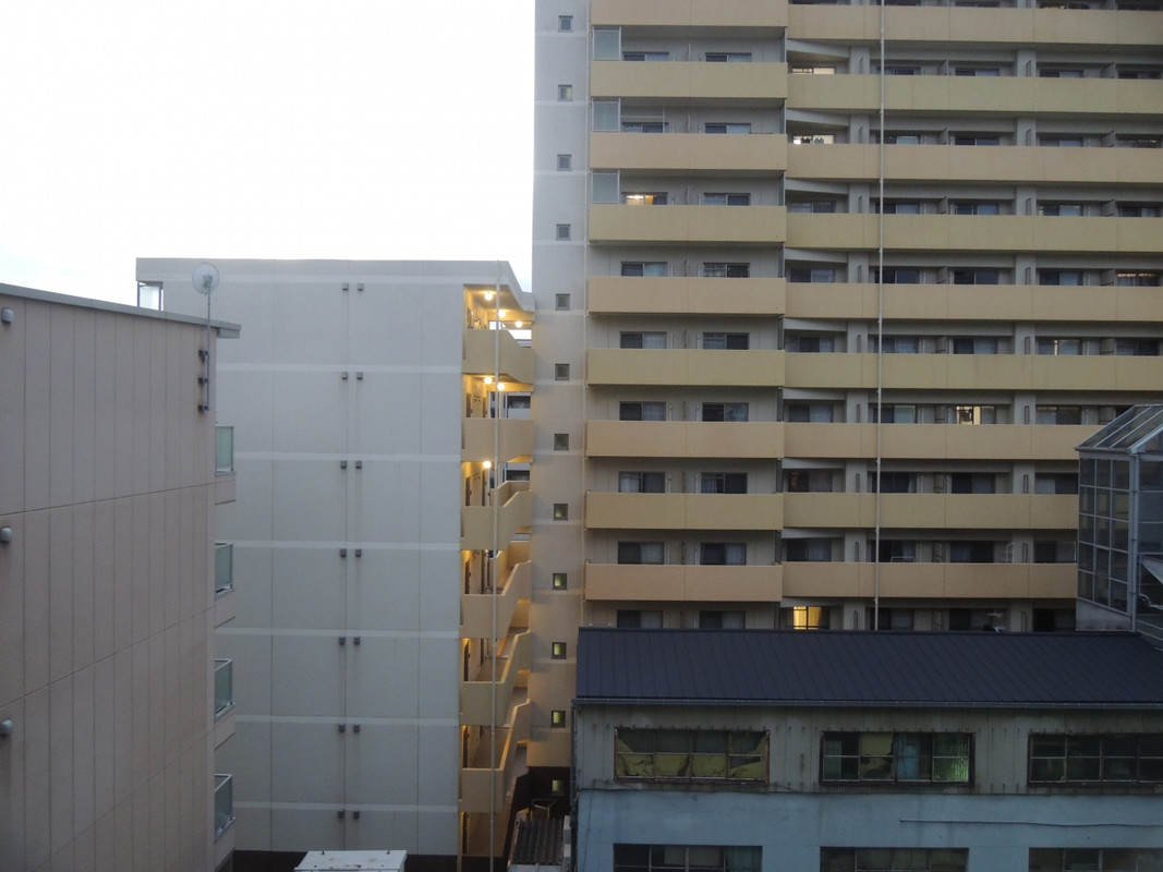 部屋からの眺め　あまり期待しないほうがいいです