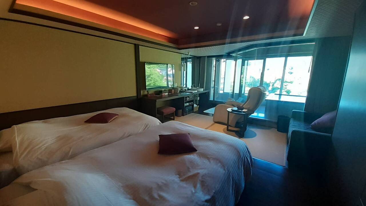 眺めの良い露天風呂