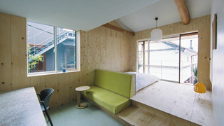 デラックス スタジオ ダブルベッド 1 台 浴槽 パーシャルシービュー