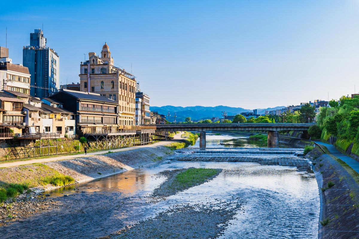 鴨川(四条大橋周辺)