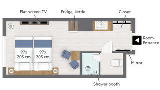 スタジオ 25 ツイン (禁煙）