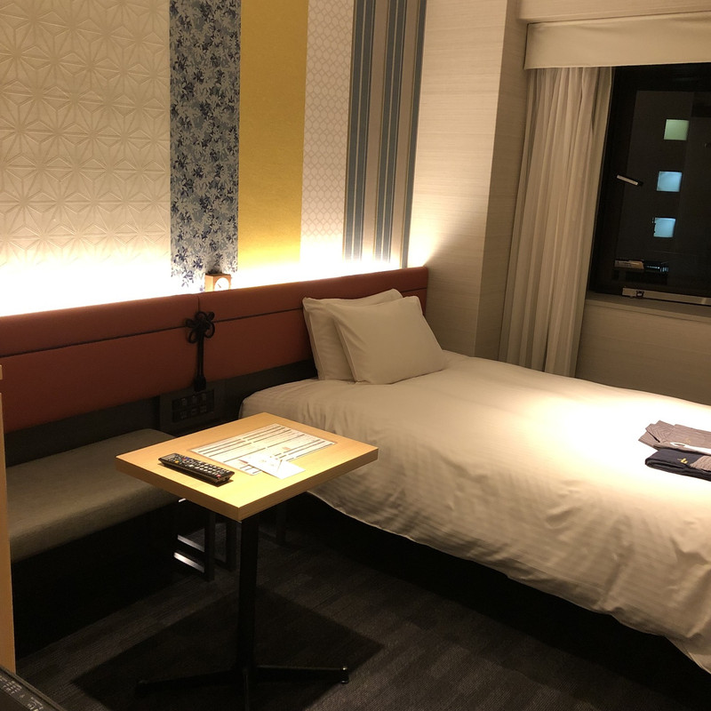 窓からの景色は京都の街並みが見れました