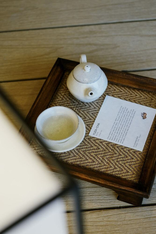 温泉 ティーセレモニー