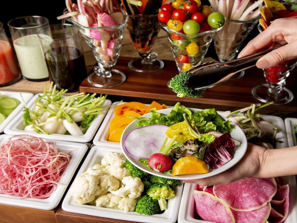 朝食ビュッフェ