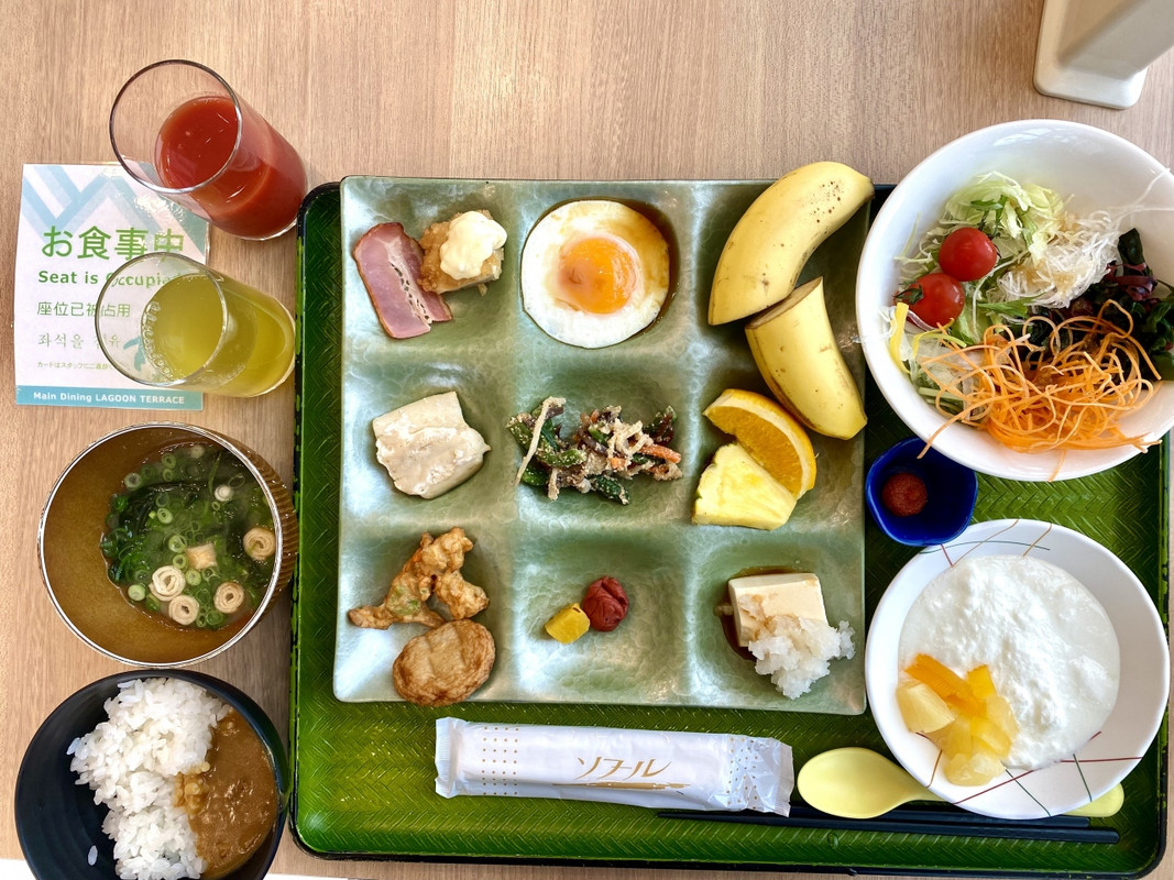 朝食ブッフェの一部