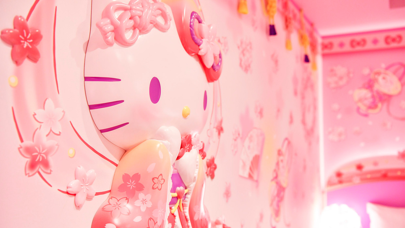 和モダンなキティちゃんのお部屋がcute！朝食のおにぎりも人気3966032