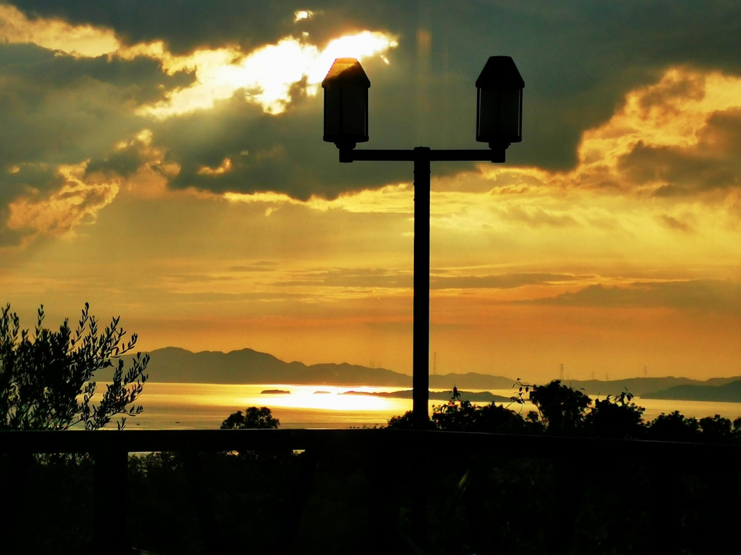 食堂のテラス席