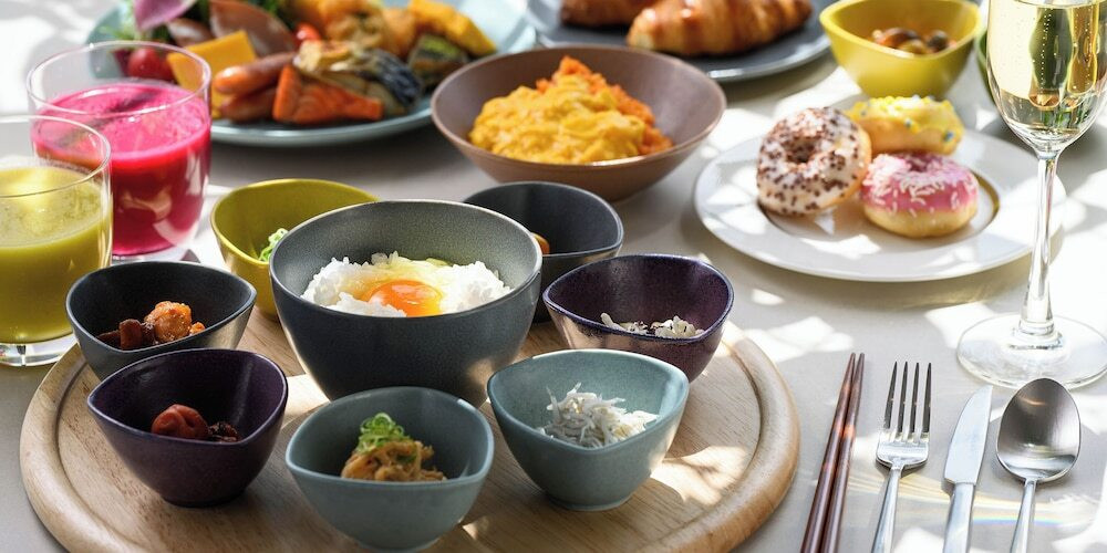 朝食ビュッフェ