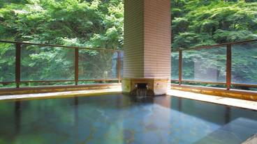 大浴場の露天風呂(女性) / 1