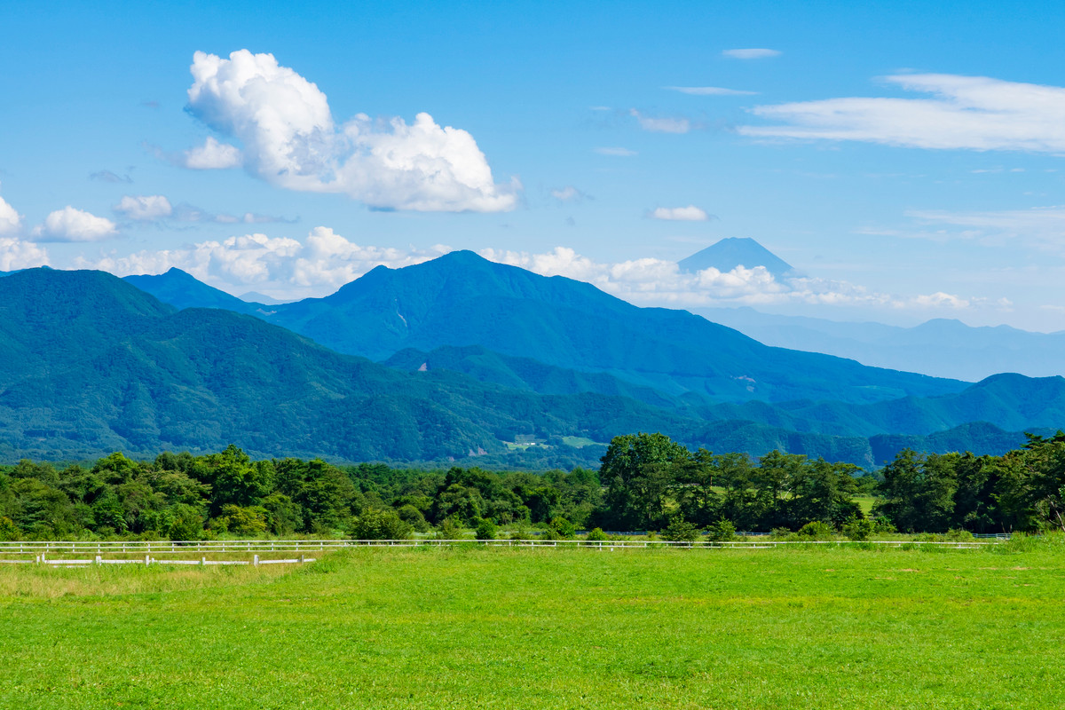 清里高原の風景