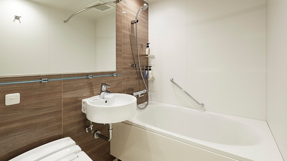 デラックスツインのユニットバス