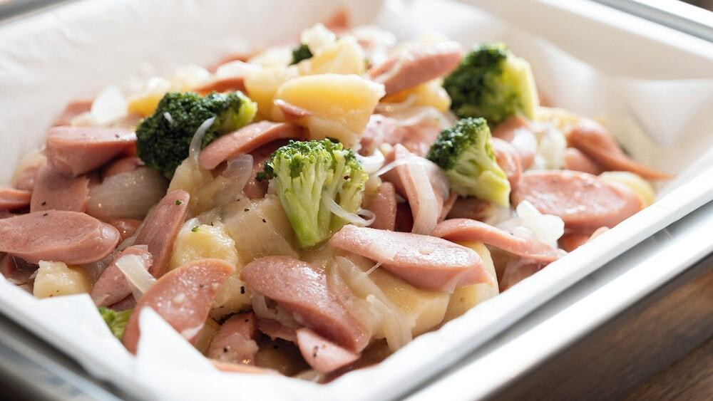 朝食ビュッフェ