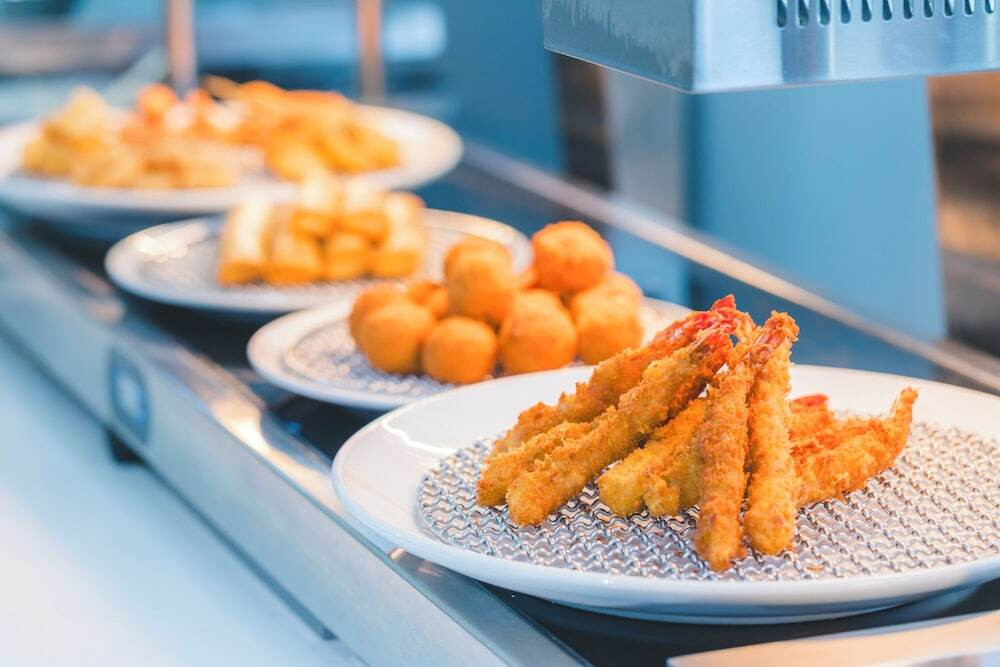 朝食ビュッフェ