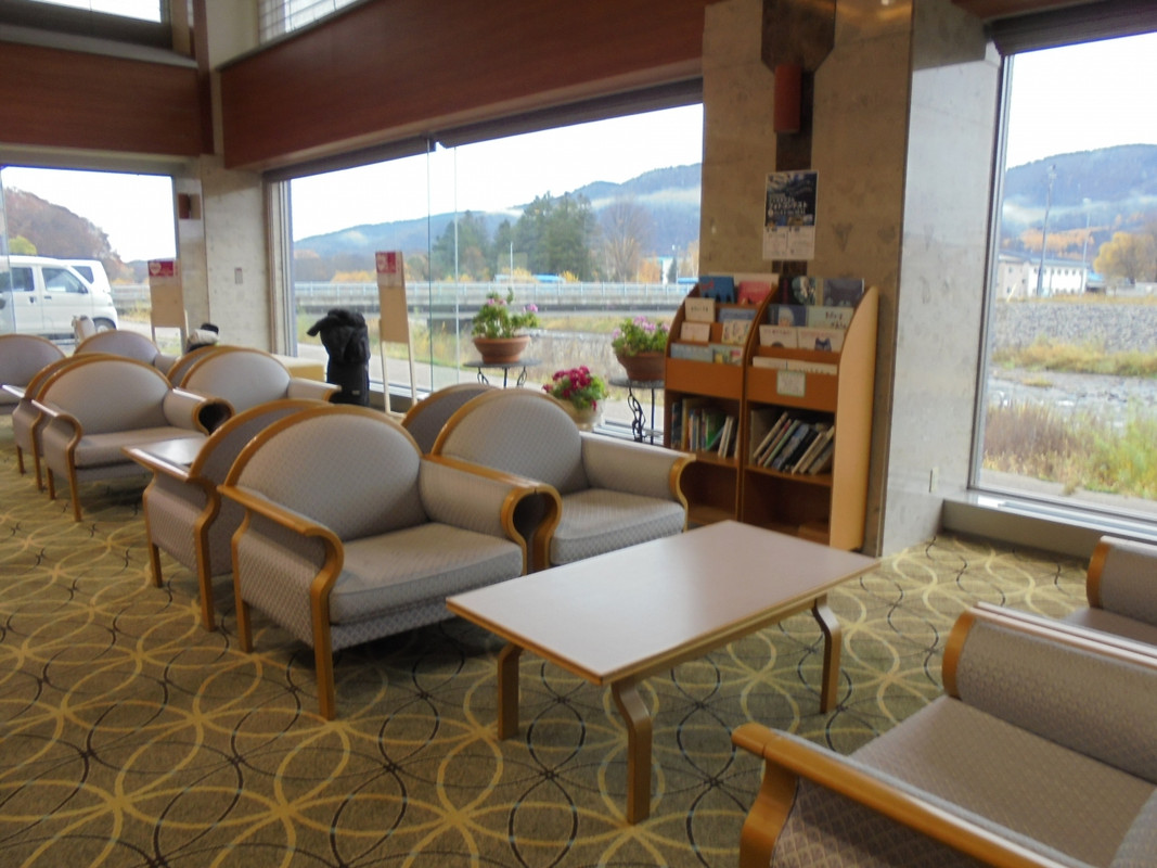 眺めのいいラウンジ