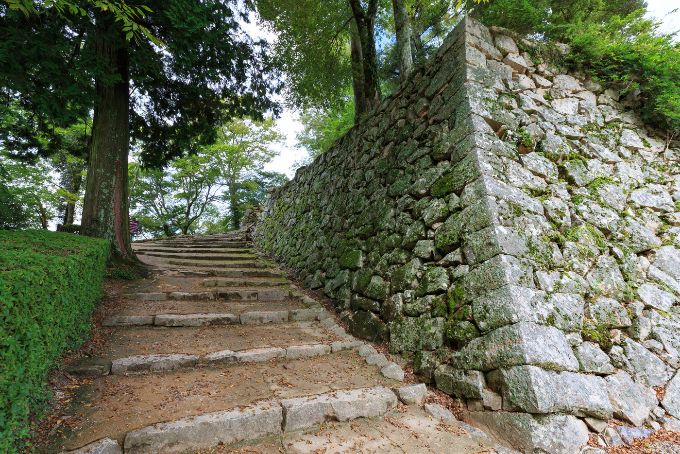 備中松山城 石垣 -天守が残る日本で唯一の山城-