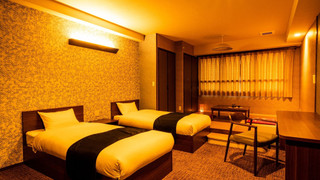 [禁煙] スタンダード和洋室ツイン 内風呂なし(眺望なし)