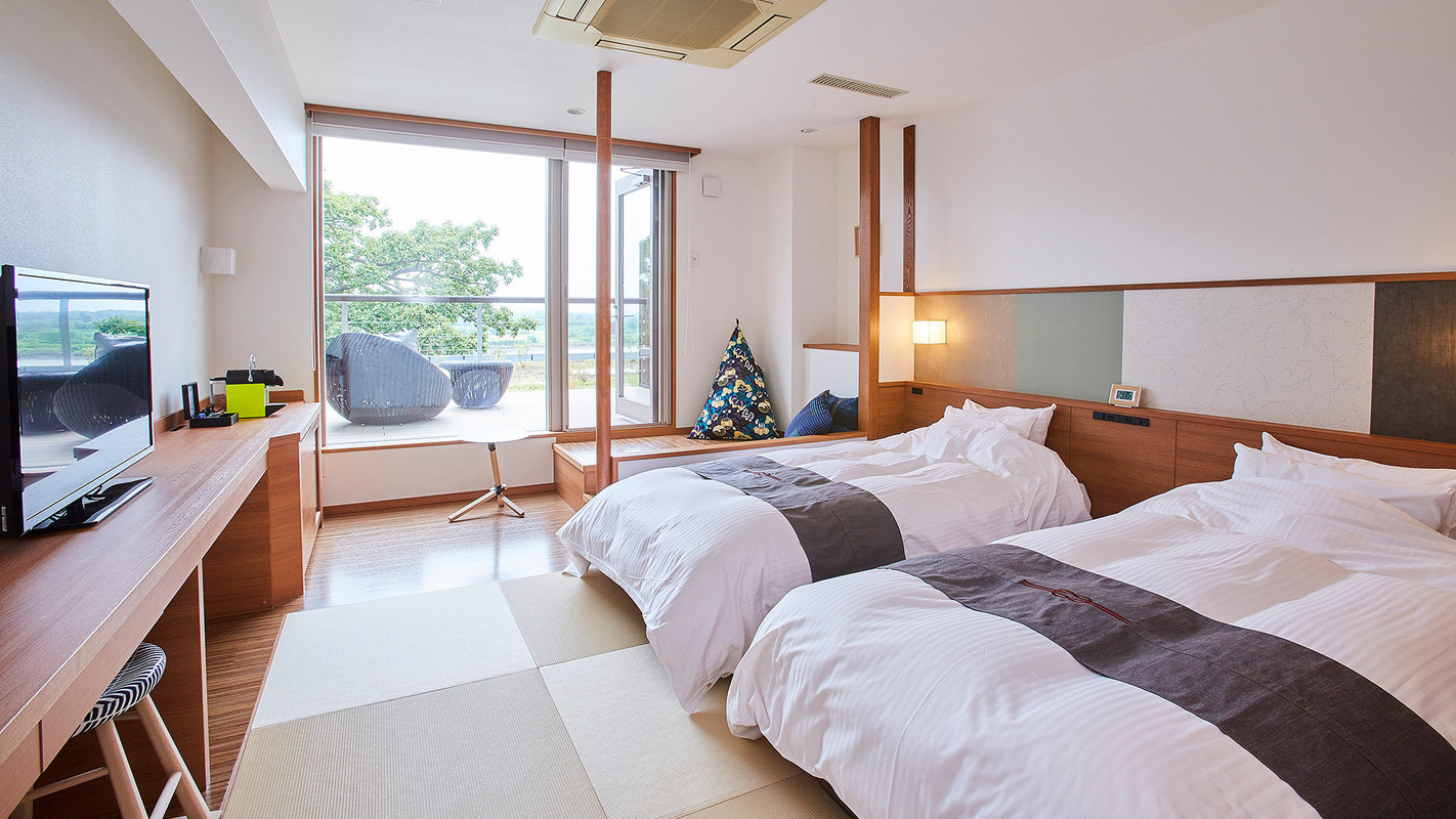 月観デッキ付和洋ツイン①