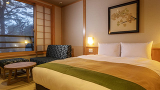 (湯の坐) 和洋ダブル 天然温泉檜内風呂 １階