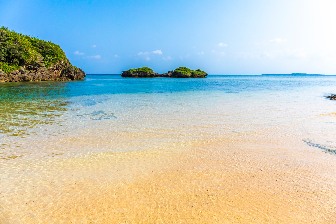 西表島のビーチ　星砂の浜