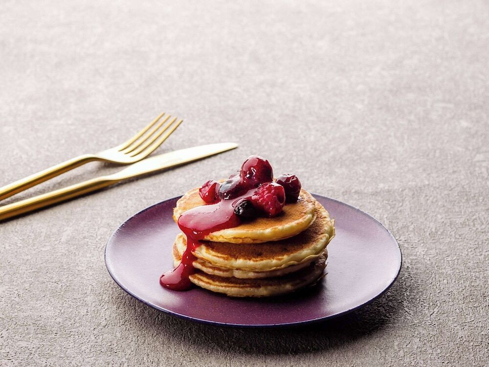 朝食 パンケーキ