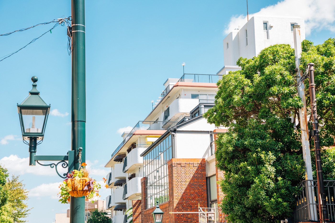 Romantic Ijinkan street in Kobe, Japan