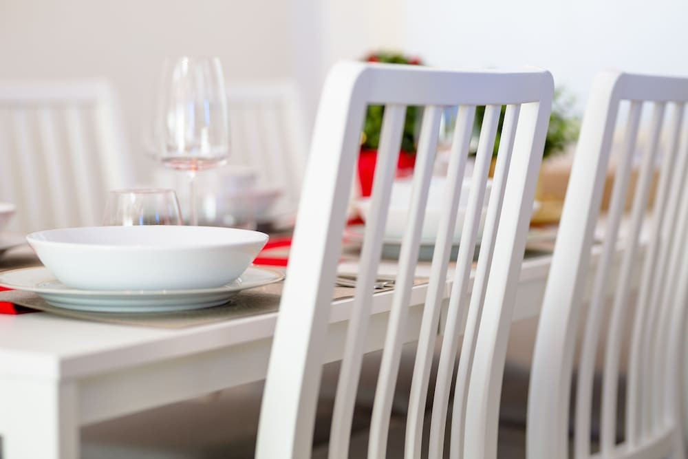 客室内のダイニングエリア