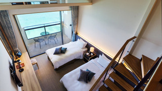 エグゼクティブ ロフト シングルベッド 2 台 禁煙 オーシャンフロント (with Extra Bed)