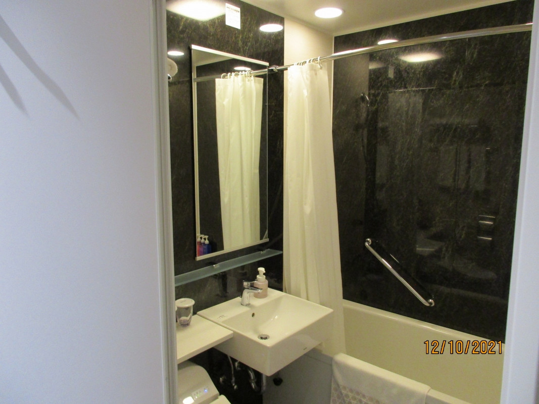 バスルームも広くて使いやすかった。