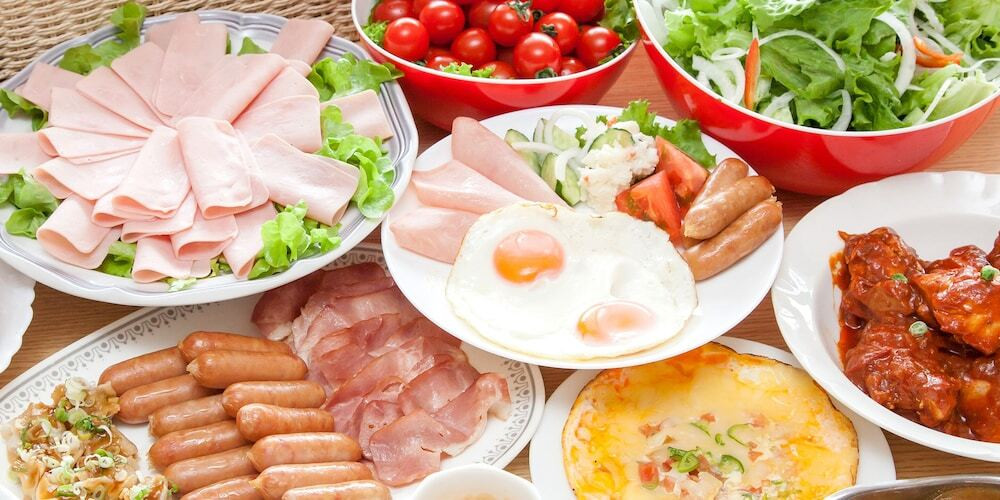 朝食ビュッフェ