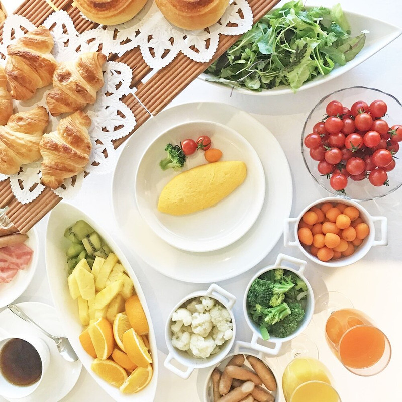 朝食ビュッフェ