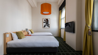 Moderate Twin with Private Bathroom in the Historic Bldg