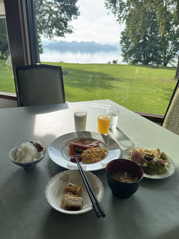 朝食の様子です。