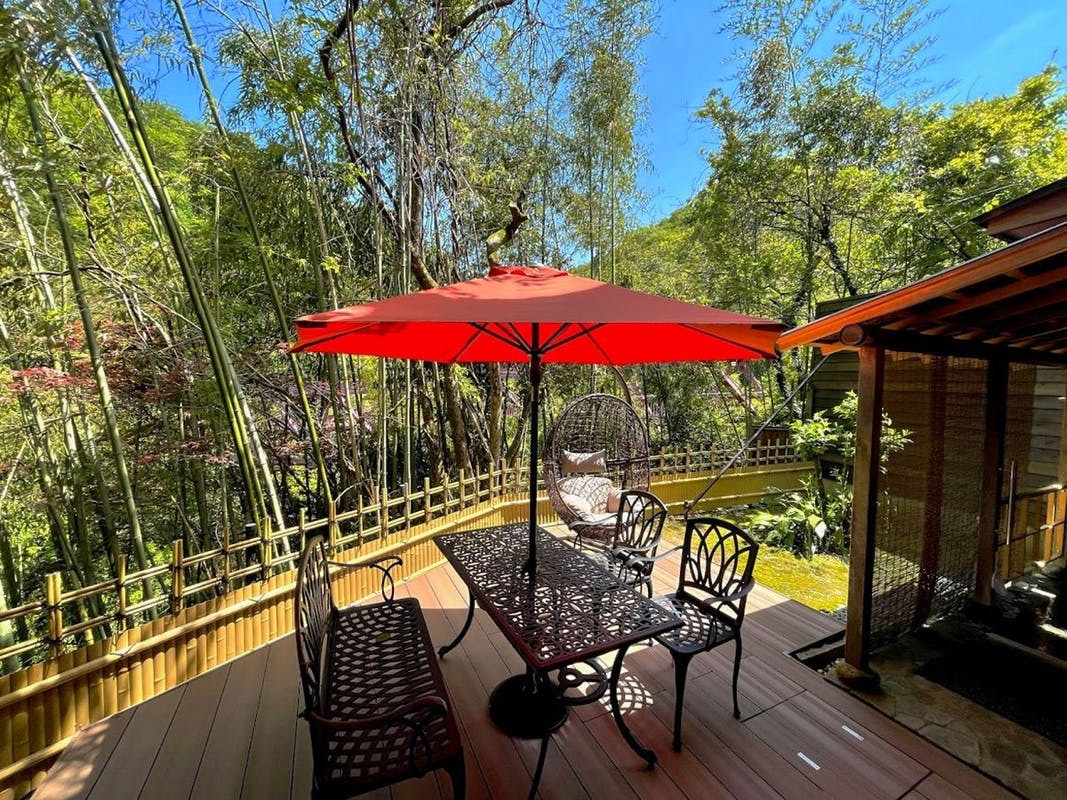 露天風呂付き客室 ／デッキ