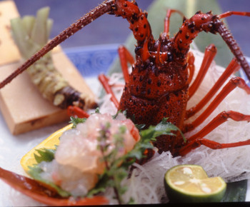 「お宿ひるた」 料理 3309891 二名様で一尾「伊勢海老の活造り」