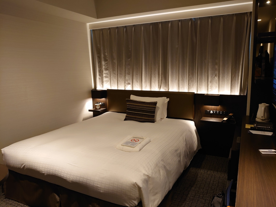 ベッドの寝心地は上々