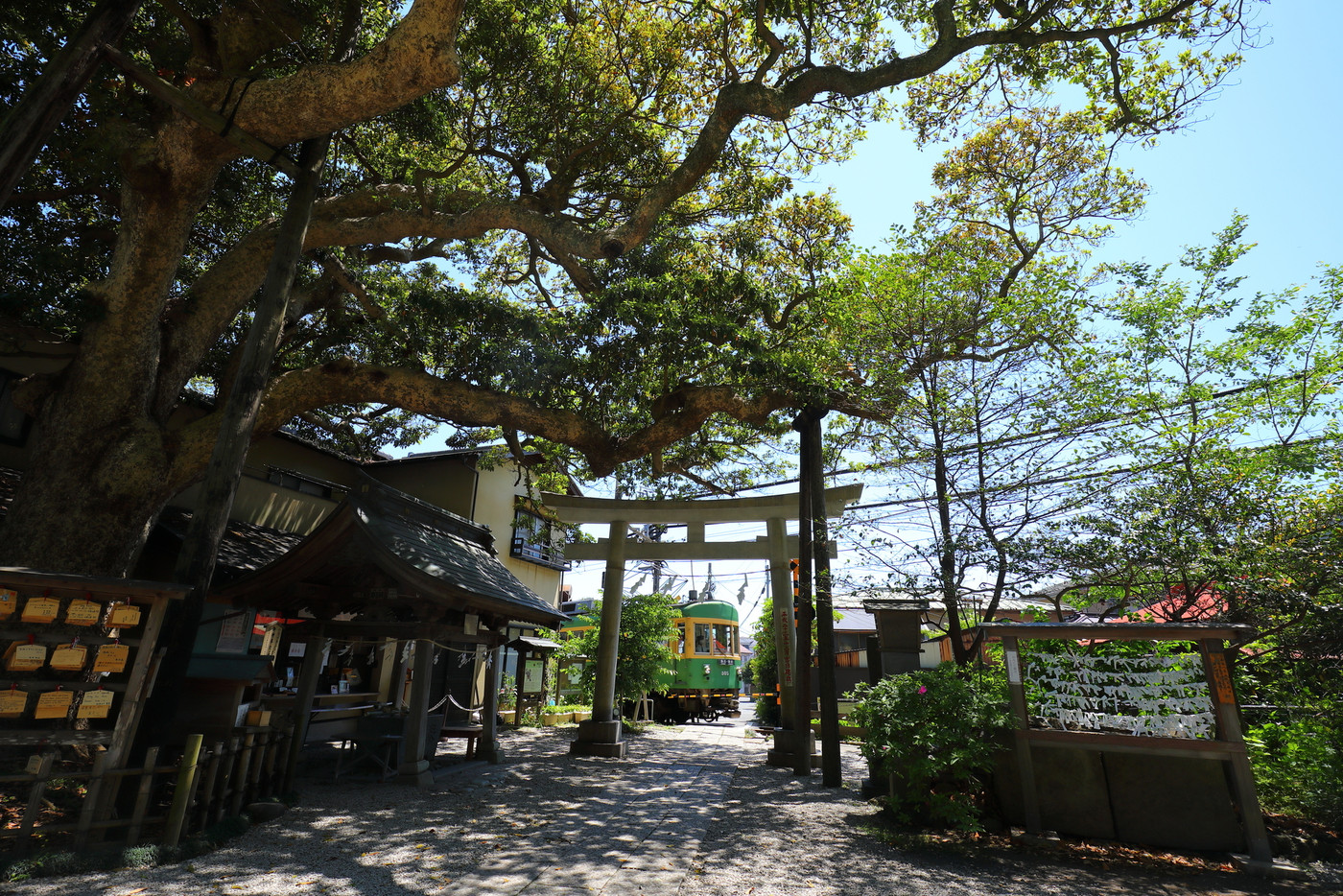 踏切の先にある不思議な神社「御霊神社」2591236