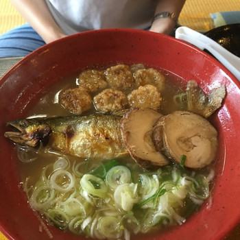 「鯉西」料理 747871 鮎ラーメン真田丸チャーシュー入り　1500円